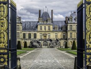 castello di fontainebleau vicino parigi in Francia