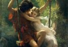 La primavera di Pierre Auguste Cot: i due giovani amanti