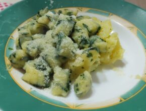 Gnocchi di patate e spinaci (fonte: archivio personale)