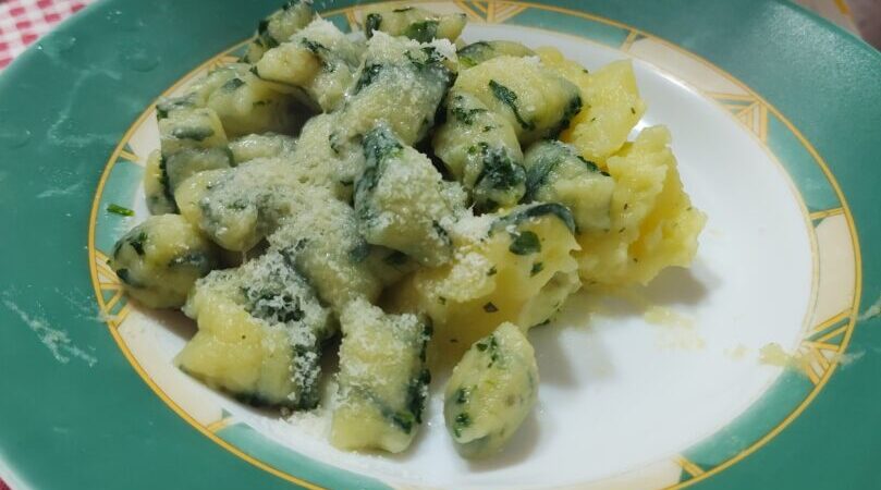 Gnocchi di patate e spinaci (fonte: archivio personale)