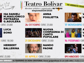 stagione 2024/25 del Teatro Bolivar