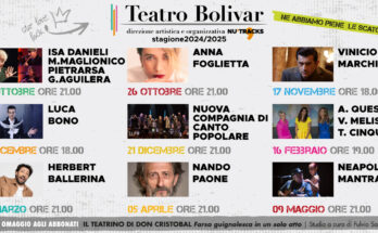 stagione 2024/25 del Teatro Bolivar