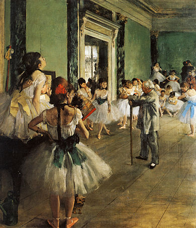 Quadro impressionista famoso: La lezione di danza di Degas