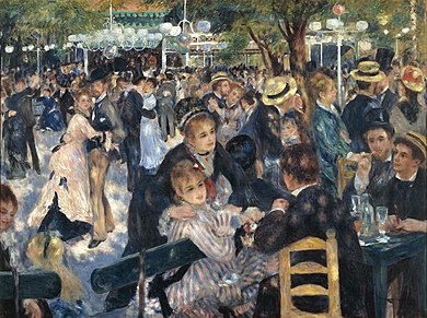 Quadro impressionista famoso: Le Moulin de la Galette di Renoir