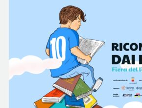 Ricomincio dai Libri, locandina di Luca Carnevale