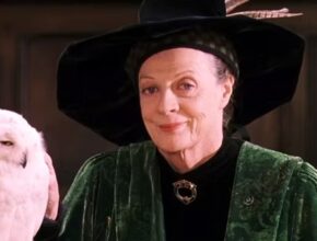 Maggie Smith in Harry Potter e la Pietra Filosofale - screenshot scena del film