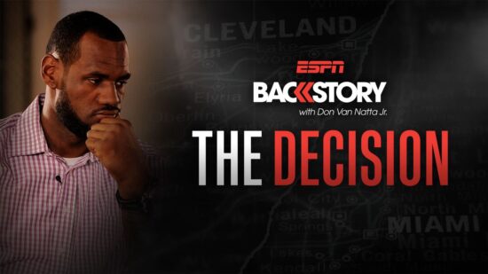 LeBron James: "The decision".
Fonte immagine: ESPN