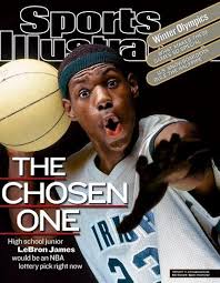 LeBron James, "the Chosen One", copertina Sports illustrated.
Fonte immagine: Sports illustrated